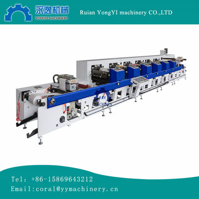 Impresora flexográfica de 8 colores con doble servomotor RY-320 para impresión de etiquetas PA PE CPP, máquina de impresión por estaciones